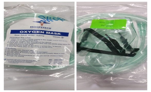 CYS - HOSPITECH Oxygen Mask Adult with 82” Tubing